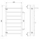Полотенцесушитель водяной Laris Лавина 73208029БМ правый с полками П9 50x80см белый матовый