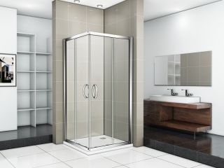 Душевой уголок Good Door Infinity CR -90-G-CH стекло матовое