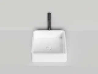 Накладная раковина Salini Gloria 02 S-Stone 1102202M 42см белый матовый