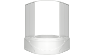 Акриловая ванна Bas Хатива 143x143 см без гидромассажа