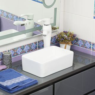 Накладная раковина Melana 320319-805 36см белый