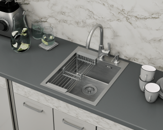 Кухонная мойка DQ DQS415004 41см сатин