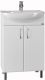 Тумба под раковину СанТа Уют 201087 55см белый