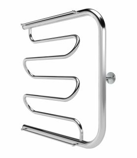 Полотенцесушитель водяной Indigo Фокстрот Liana FLW50-60P с полкой 50x60 см хром