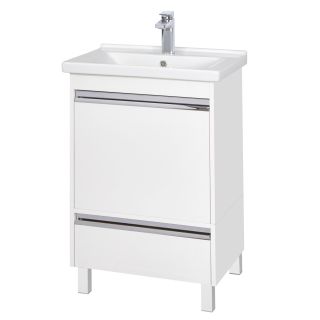 Тумба под раковину Акватон Капри 60см белый 1A230101KP010