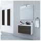 Зеркальный шкаф Акватон Брук 100см белый 1A200702BC010