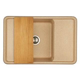 Мойка кухонная Акватон Беллис 78см песочный 1A725032BS220