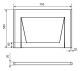 Торцевая панель для ванны Timo TP80H 80см белый