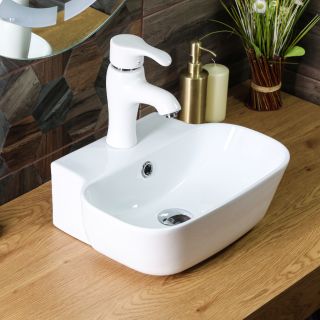 Накладная раковина Melana 320308-805 42см белый