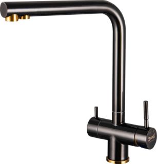 Смеситель для кухни ZORG Inox SZR-2020 BR/ GRAFIT