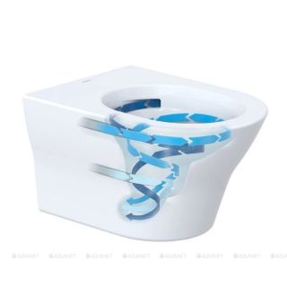 Унитаз подвесной Aquanet Atago W Short Tornado 332173 белый