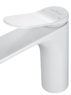 Смеситель для раковины Wonzon & Woghand WW-A40482-MW белый матовый