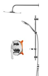 Душевой комплект Swedbe Platta 5536 хром