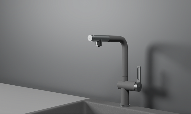 Смеситель для кухни Granula 8169, АЛЮМИНИУМ Алюминиум