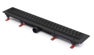 Душевой лоток Paini Medium CH650MC 65см чёрный матовый