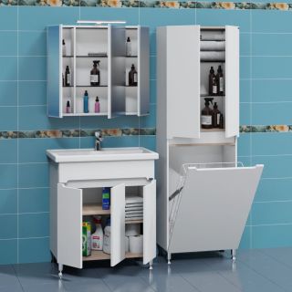 Тумба под раковину СанТа Лондон 224041 80см белый