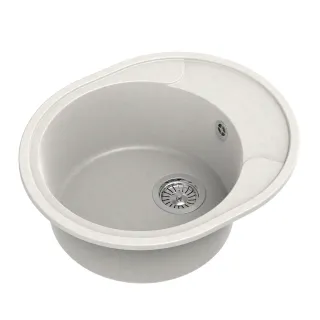 Мойка кухонная Reflexion Allonge 58-WH RF0658WH белый