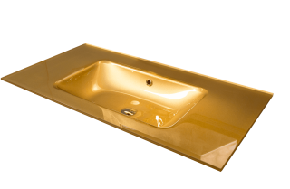 Раковина Armadi Art 110см золото 852-110-G