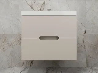 Подвесная тумба под раковину Style Line Матис ЛС-00002309 70 см кремовый