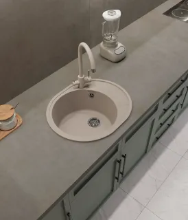 Мойка кухонная GranFest URBAN 857L песочный