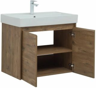 Тумба под раковину Aquanet Nova Lite 298852 75 см дуб рустикальный