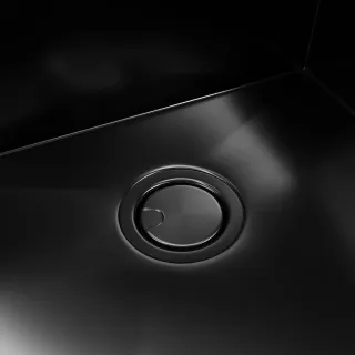 Мойка кухонная Reflexion Como 38-BL  RX2038BL оружейная сталь