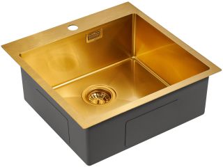 Мойка кухонная Paulmark Velten PM905151-BG брашированное золото