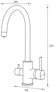 Смеситель для кухни Paulmark Essen Es213211-431 белый матовый