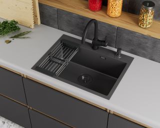 Кухонная мойка DQ DQS604506 60см графит