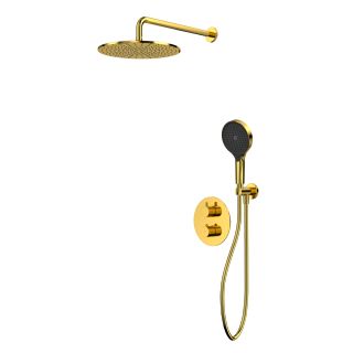 Душевой комплект термостатический WHITECROSS Y YSET08TOPGL золото