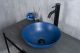 Раковина Gid 9081bum 53401 накладная синяя матовая 36x36x14