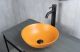 Раковина Gid 9081orm 53405 накладная оранжевая матовая 36x36x14