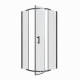Душевой уголок Cerutti SPA KORRA Z90B  90x90см чёрный