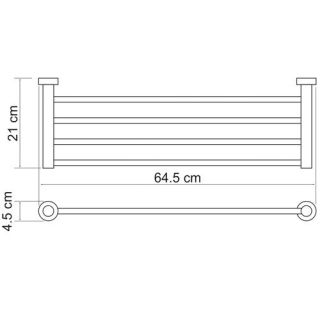 Wasserkraft Donau K-9411 Полка для полотенец