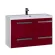 Тумба под раковину Aquanet Тиволи 180058 100 см бордо