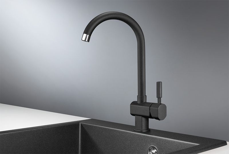 Смеситель Granula для кухни ST-31 черный