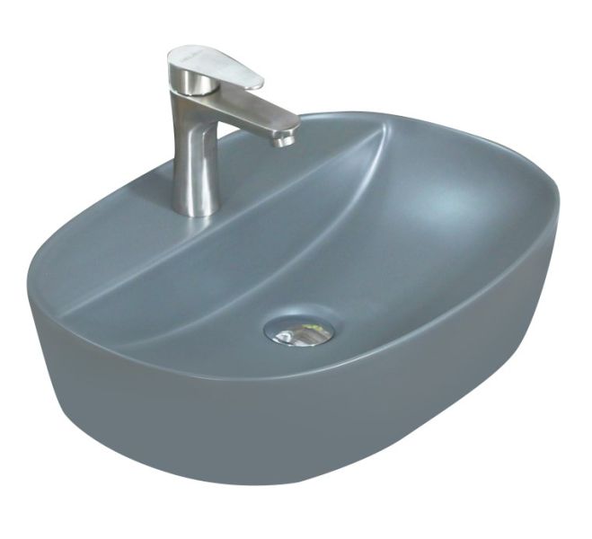 Накладная раковина Melana 320356MG-805 51см серый матовый