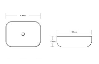 Раковина Cerutti SPA CR0078 50см белый