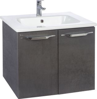 Тумба под раковину Bellezza Луиджи 60см серый 00000007044