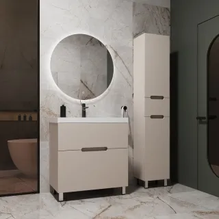 Напольная тумба под раковину Style Line Матис ЛС-00002431 60 см кремовый