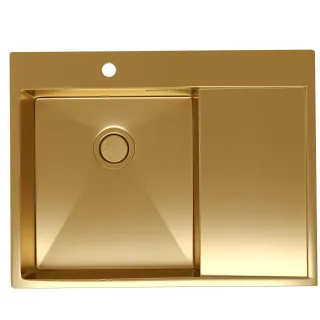 Мойка кухонная Reflexion Maggiore 65-GD RX2365GD брашированное золото