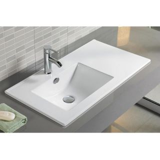 Comforty Тумба-умывальник "Верона-75" дуб белый с раковиной Comforty 75Е