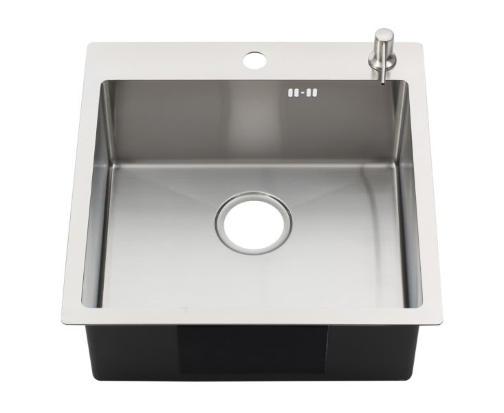 Мойка R5050H Melana ProfLine 3,0/200 сатин в комплекте с дозатором