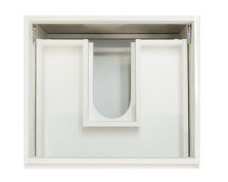 Подвесная тумба под раковину Эстет Dallas Luxe ФР-00002307 Л/П 100см два ящика белый