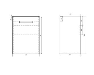 Dreja Тумба Almi 50, белый лак