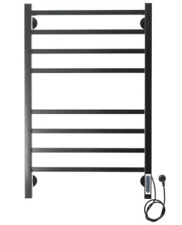 Полотенцесушитель электрический Domoterm Квадро DMT П8 500x800 EK R чёрный