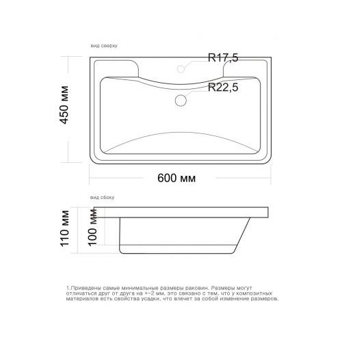 Раковина STWORKI Adel 60