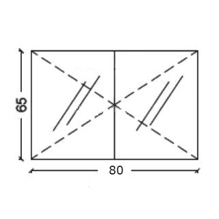 Зеркальный шкаф Armadi Art Vallessi 80см дуб светлый 547-L