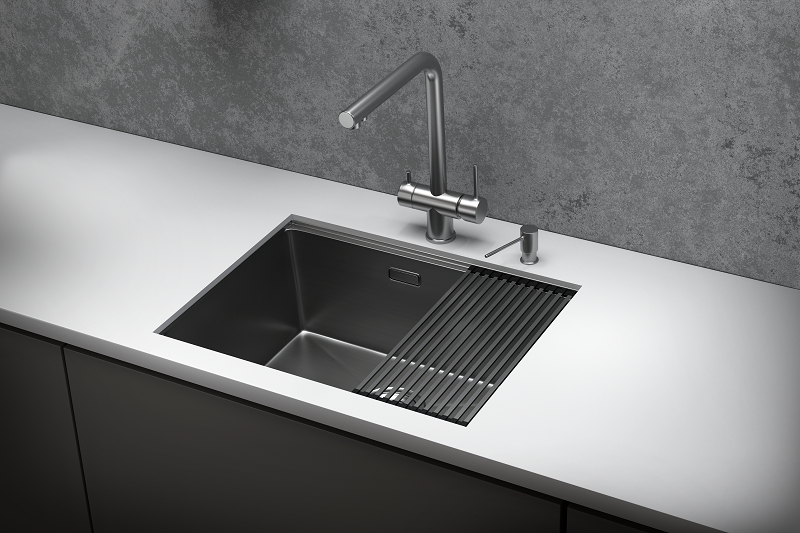 Мойка кухонная Granula 6045U, СТАЛЬ САТИН