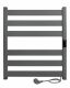 Полотенцесушитель электрический Indigo Oktava Slim 5 LСLOKS5E60-50MGRt 60x50 см серый матовый